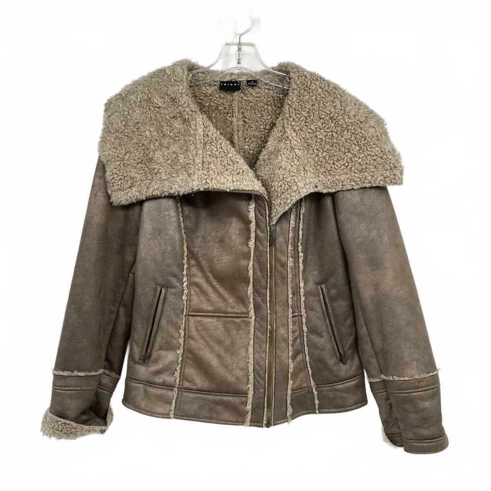 Tribal Brown Teddy Jacket | Women’s Regular Size 10